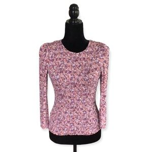 Maison d’Amelie Paris Floral Smocked Top, size S